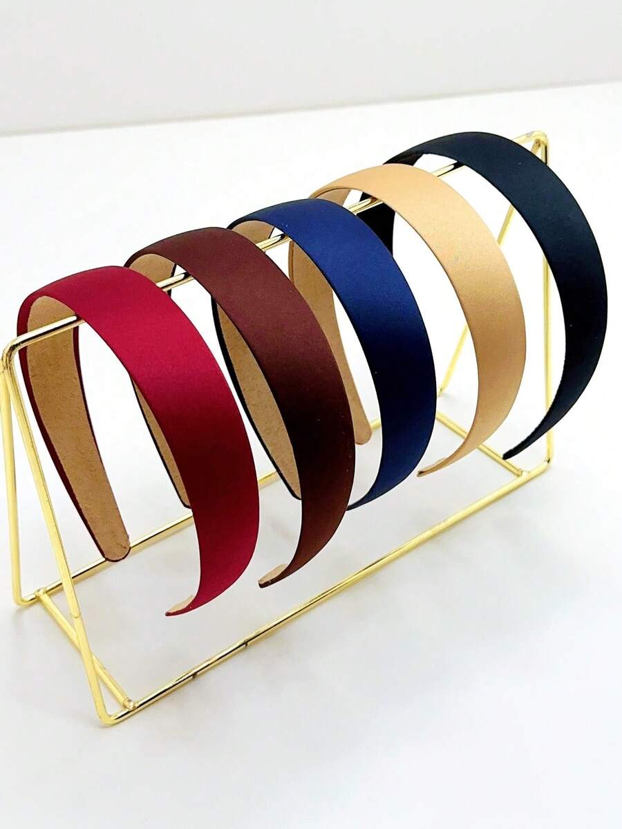 5pcs Solid Wide Headband,Dopam - Skincare China review and price