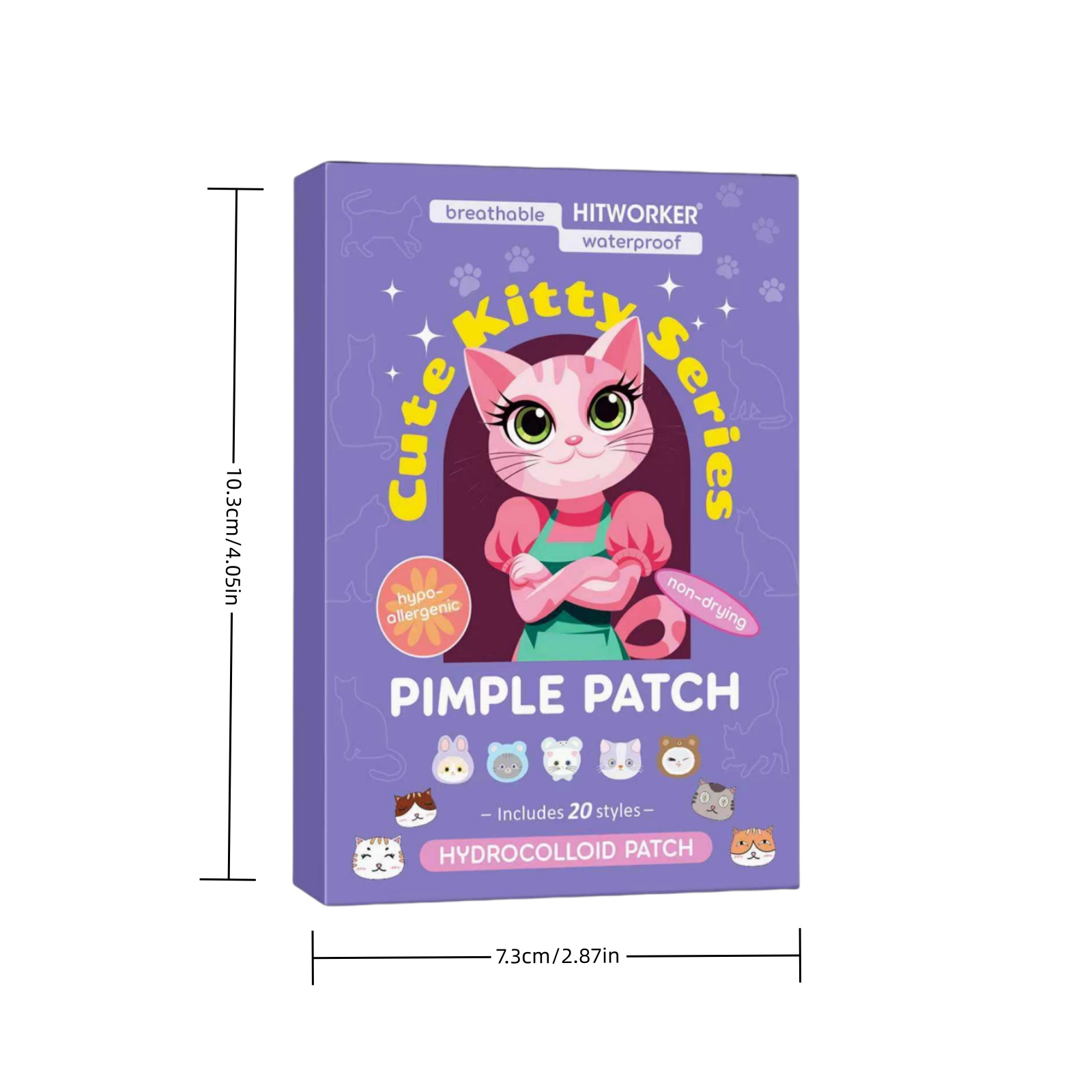 40/100/300pcs Cartoon Cat Acne - Face Oil review and price